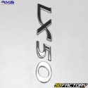 Carenatura posteriore logo LX50 Vespa LX 50 RMS cromo