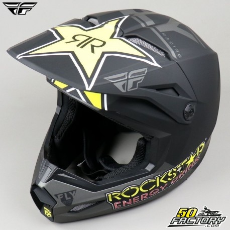 Helmet Cross Fly Kinetic Rockstar Size Xl Equipement Moto Cross