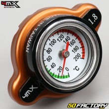 Thermometer Kühlerdeckel MOTOCROSS Sherco, Beta, Gas Gas , KTM, Husqvarna... 500 orange