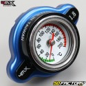 MOTO Thermometer KühlerdeckelCROSS Sherco, Beta, Gas Gas , KTM, Husqvarna... blau