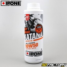 Engine Oil 4 stroke 10W50 Ipone Katana  Off Road 100% synthesis 1L