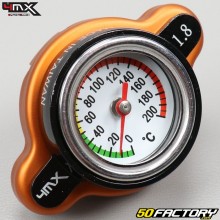 Tapa del radiador termómetro MOTOCROSS Honda, YamahaKawasaki Suzuki, KTM, Husqvarna... 500 naranja