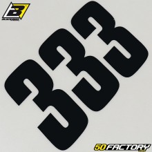 number stickers cross 3 black 10 cm Blackbird (3 game)