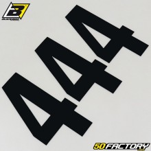 number stickers cross 4 black 13 cm Blackbird (3 game)
