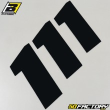 number stickers cross 1 black 20 cm Blackbird (3 game)
