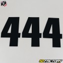 Numéros cross  negro XNUMXxXNUMXcm (conjunto XNUMX)