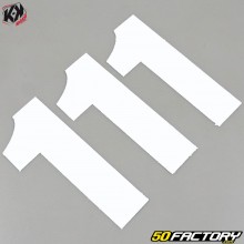 adesivos de número cross 1 branco 13 cm Kutvek (conjunto de 3)