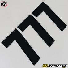 Kit XNUMX-Nummern Cross XNUMX schwarz XNUMXxXNUMXcm