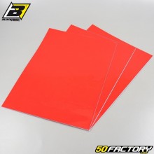 Adesivi in ​​vinile adesivo Blackbird rosso 47x33 cm (set di 3 tavole)