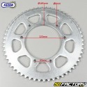 Kit catena O-ring rinforzata 17x54x142 (428) Derbi Senda R 125 Afam  or