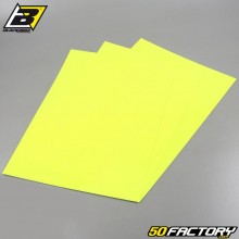Adhesive vinyl stickers Blackbird neon yellows 47x33 cm (set of 3 boards)