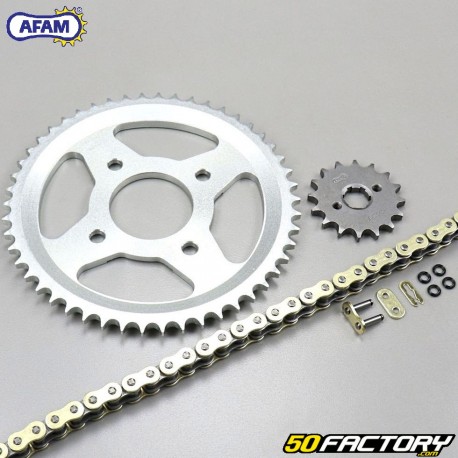 Kit de cadena de junta tórica reforzada 16x50x128 Honda NX 125 1988 a 1997 Afam  or