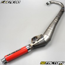 Exhaust tailpipe Gencod MBK 51 red cartridge