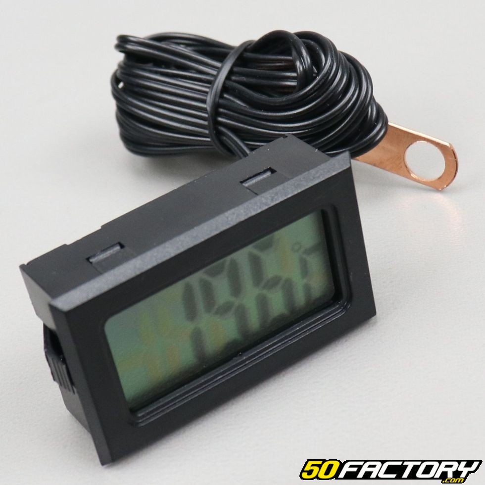 Thermomètre de moto Jauge de température d'eau Indicateur numérique  Instrument de cadran