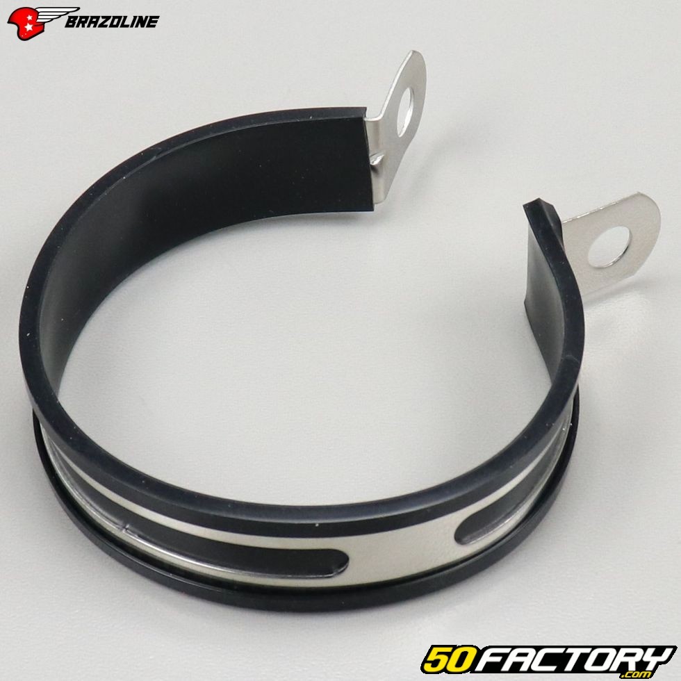 Collier d'échappement silencieux Ø90mm Brazoline – Pièce moto & scoot