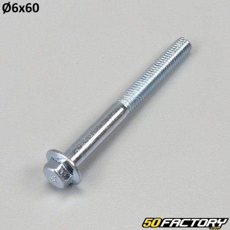 Screw 6x60mm hex head base (per unit)