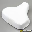 Cubierta del asiento (cubierta del sillín) con remaches Peugeot  XNUMX blanco