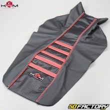 Forro de asiento Derbi Senda, Gilera SMT, RCR  (XNUMX - XNUMX)...KRM Pro Ride  rojo