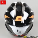 Casco integral MT Helmets  Stinger Brave blanco, negro y naranja