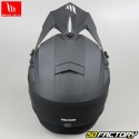 Helm cross MT Helmets Falcon Solid, matt-schwarz