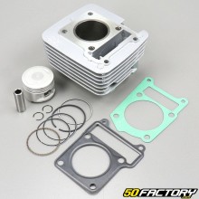 Cylindre piston alu Ø53.50 mm 154 FMI Yamaha YBR, MH, Rieju RS2, Orcal... 125 adaptable V2