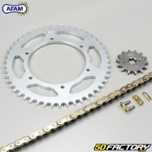 Kit de correntes reforçadas 14x49x130 Derbi Mulhacen Café 125 (2008 a 2013) Afam  or