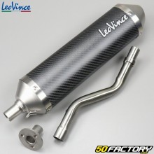 Silenciador Derbi Senda, Gilera SMT, RCR ... (desde XNUMX) Leovince  X-Fight carbono (con escape original)