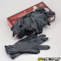 Black nitrile mechanic grip gloves (xXNUMX pairs)