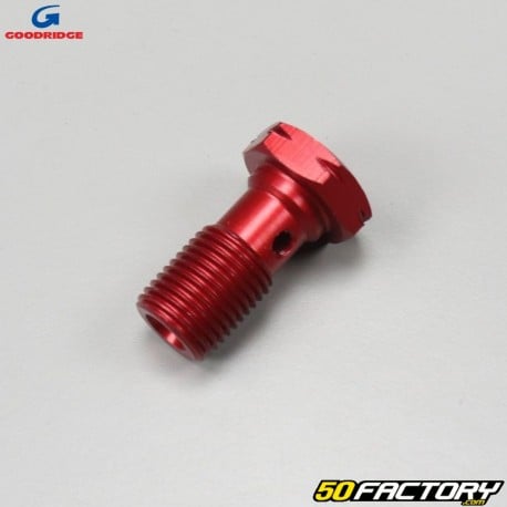 Banjo brake screw Ã˜10x1.00 mm single Goodridge red V1