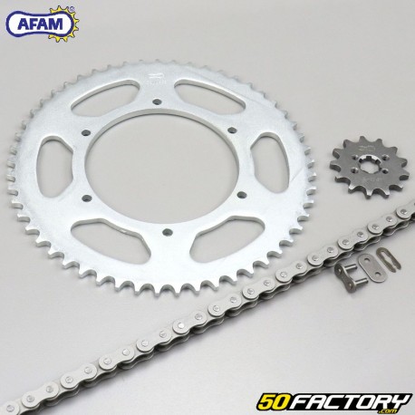 Kit catena 13x53x132 Aprilia RS Derbi GPR 50... Afam grigio