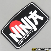 Ninja sports rectangle sticker 100x66 mm