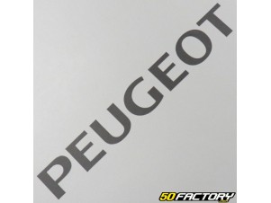 Autocollant Peugeot noir 150x19mm