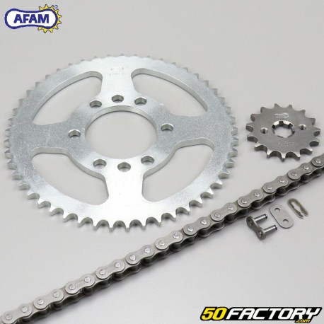 Kit de Corrente 15x49x118 Yamaha DTLC 125 (1981 para 1983) Afam cinza