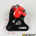 Pinça de freio traseiro Derbi  DRD Xtreme, Gilera SMT, RCR  (desde XNUMX), HM ... vermelho adaptável