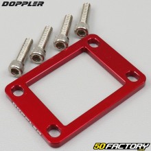 Reed valve block spacer Derbi, AM6  minarelli, Morini Doppler  red