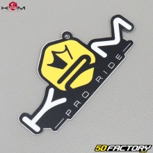 KRM decal Pro Ride yellow