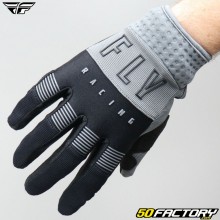 Gloves cross Fly F-16 gray and black