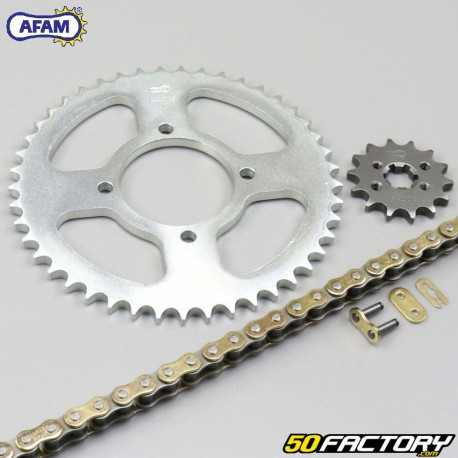 Kit de cadena reforzada XNUMXxXNUMXxXNUMX (XNUMX) Yamaha YBR  XNUMX (XNUMX a XNUMX) Afam or