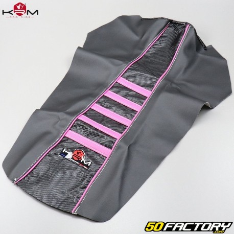 Capa de banco Derbi Senda,  Gilera SMT,  RCR… (2000 a 2010) KRM Pro Ride rosa