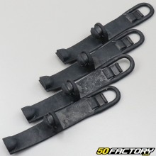 Careta tapa frontal crossataque negro - pieza de moto, scooter