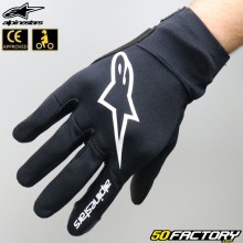 Gants street Alpinestars Reef homologués CE noirs