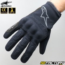 Alpinestars S Max Dryst Straßenhandschuhear  CE-geprüft schwarz und grau