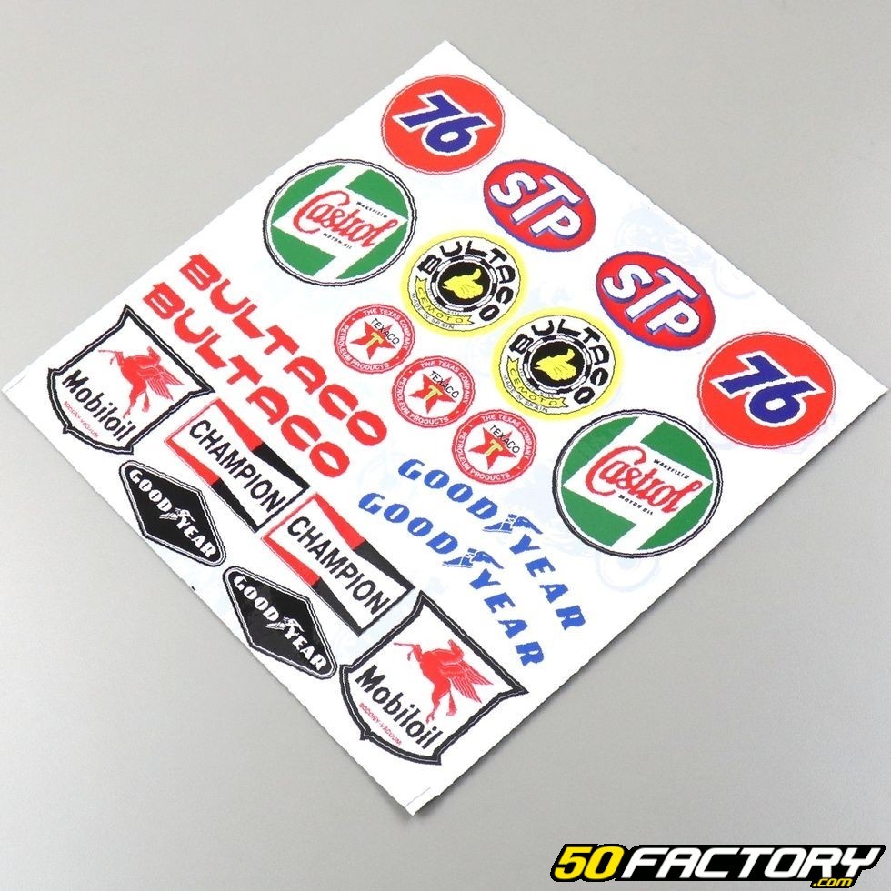 Stickers autocollants planche auto moto Dakar