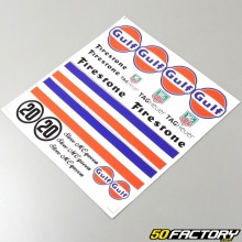 Stickers Gulf 30x30 cm (planche)