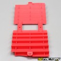 Rejilla del radiador Derbi Senda, Gilera SMT, RCR, Aprilia  RX SX  XNUMX rojo