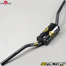 Manubrio Fatbar alluminio Ø28mm KRM Pro Ride nero e oro con schiuma