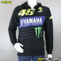 Sweatshirt zipHoodie VR46 Dual Schwarz