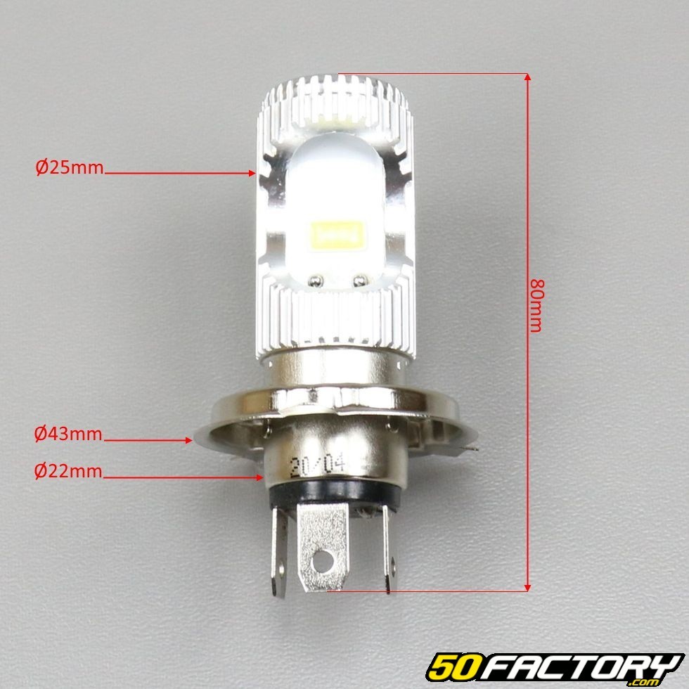 Moto Headlight Accesorios PARA Motos H4 P15D 12V 24V LED Ampoules LED de  feux de route/croisement moto ampoules LED super brillantes - Chine Phare à  LED pour moto, phare à LED pour