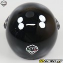 Casco jet per bambini Vito Bambino nero lucido