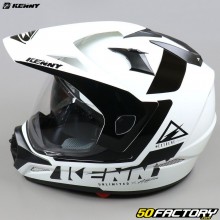Enduro-Helm Kenny Extreme, weiß und schwarz